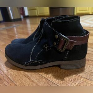 Fly London black suede ankle boots